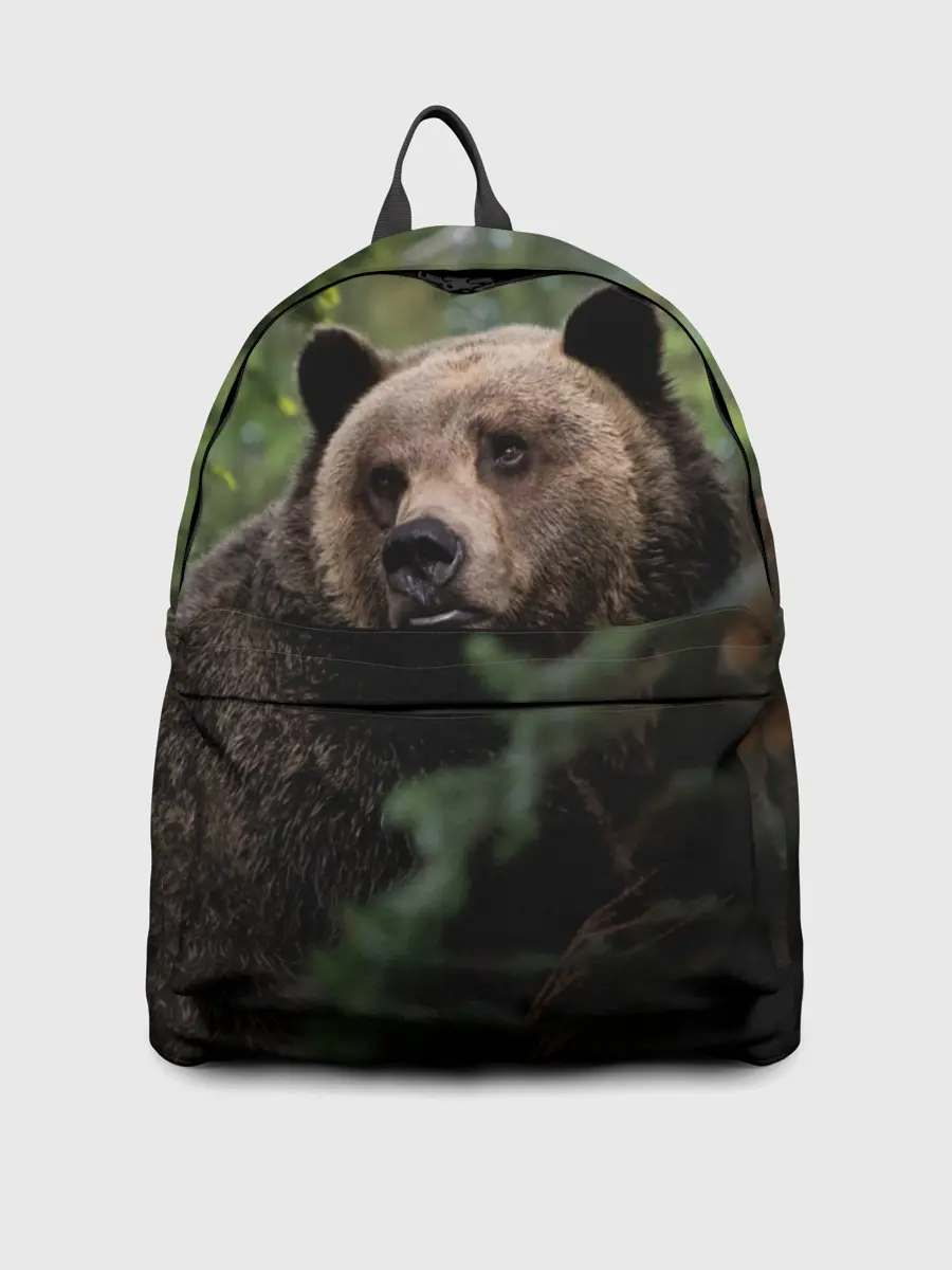 Рюкзак джинсовый / Медведь