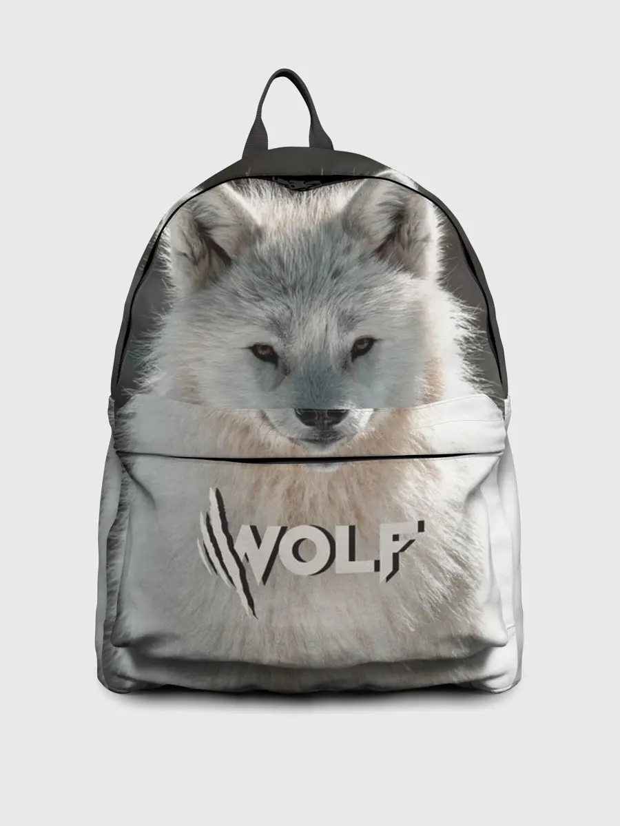 Рюкзак джинсовый / Волк