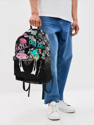 Рюкзак джинсовый / Амбрелла, Хэйзел и Ча-Ча