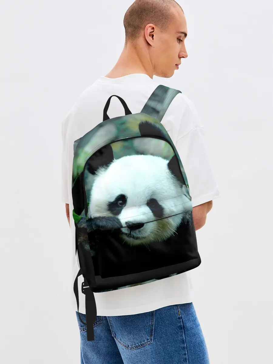 Рюкзак джинсовый / Панда