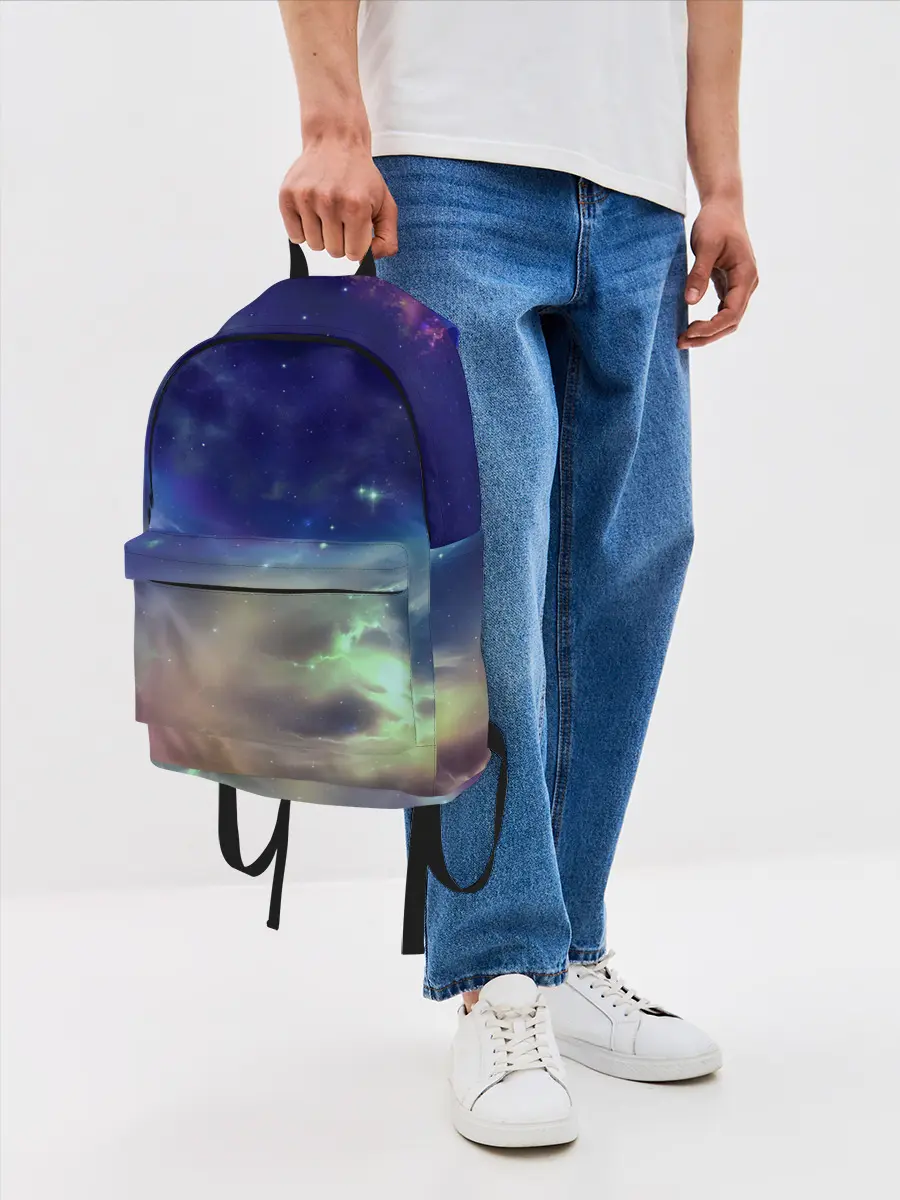Рюкзак джинсовый / Космическое сияние