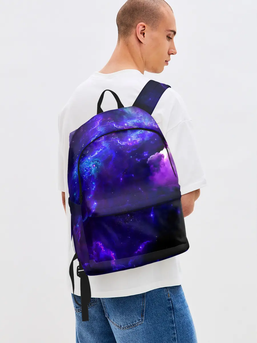 Рюкзак джинсовый / Космическое небо