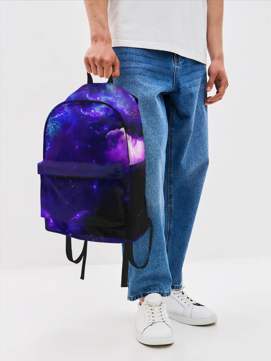 Рюкзак джинсовый / Космическое небо