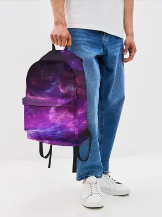 Рюкзак джинсовый / Космическое небо