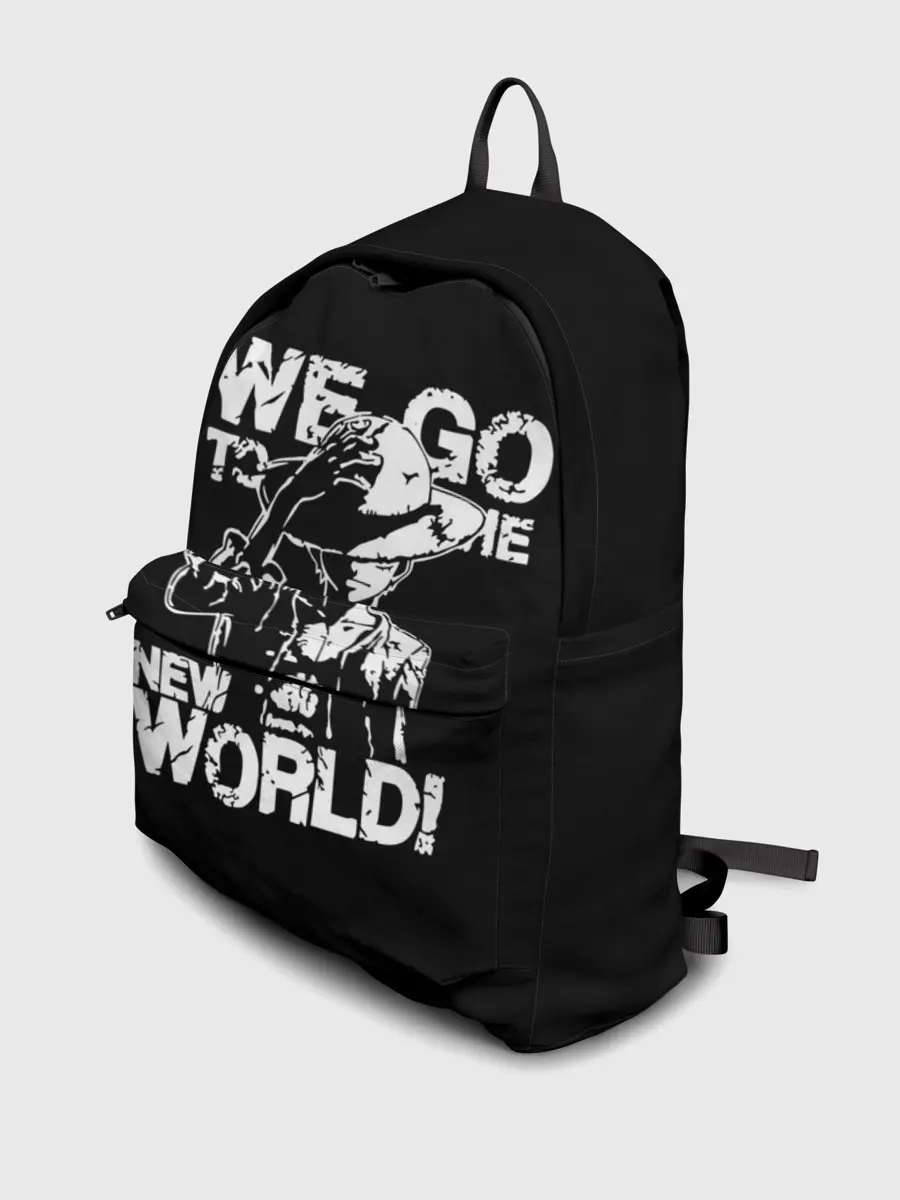 Рюкзак джинсовый / WE GO TO THE NEW WORLD!