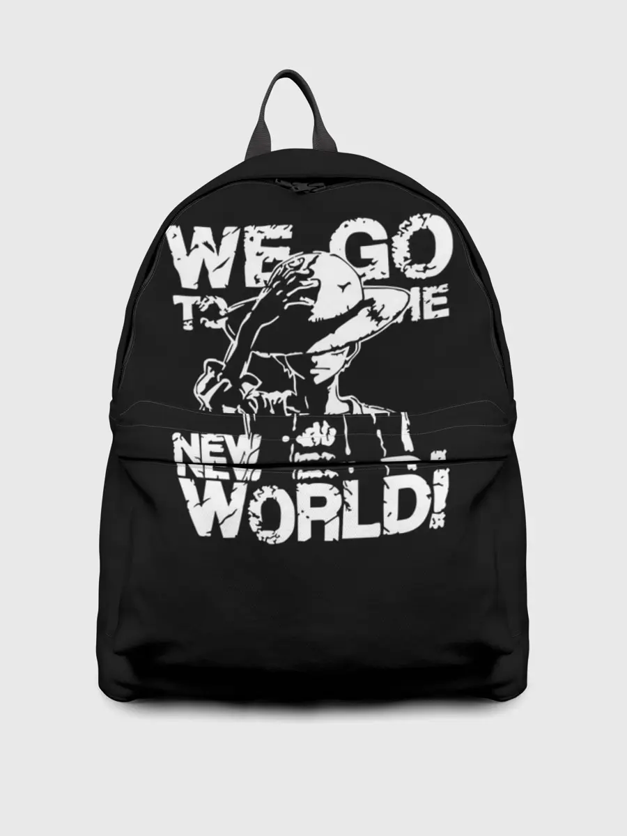 Рюкзак джинсовый / WE GO TO THE NEW WORLD!