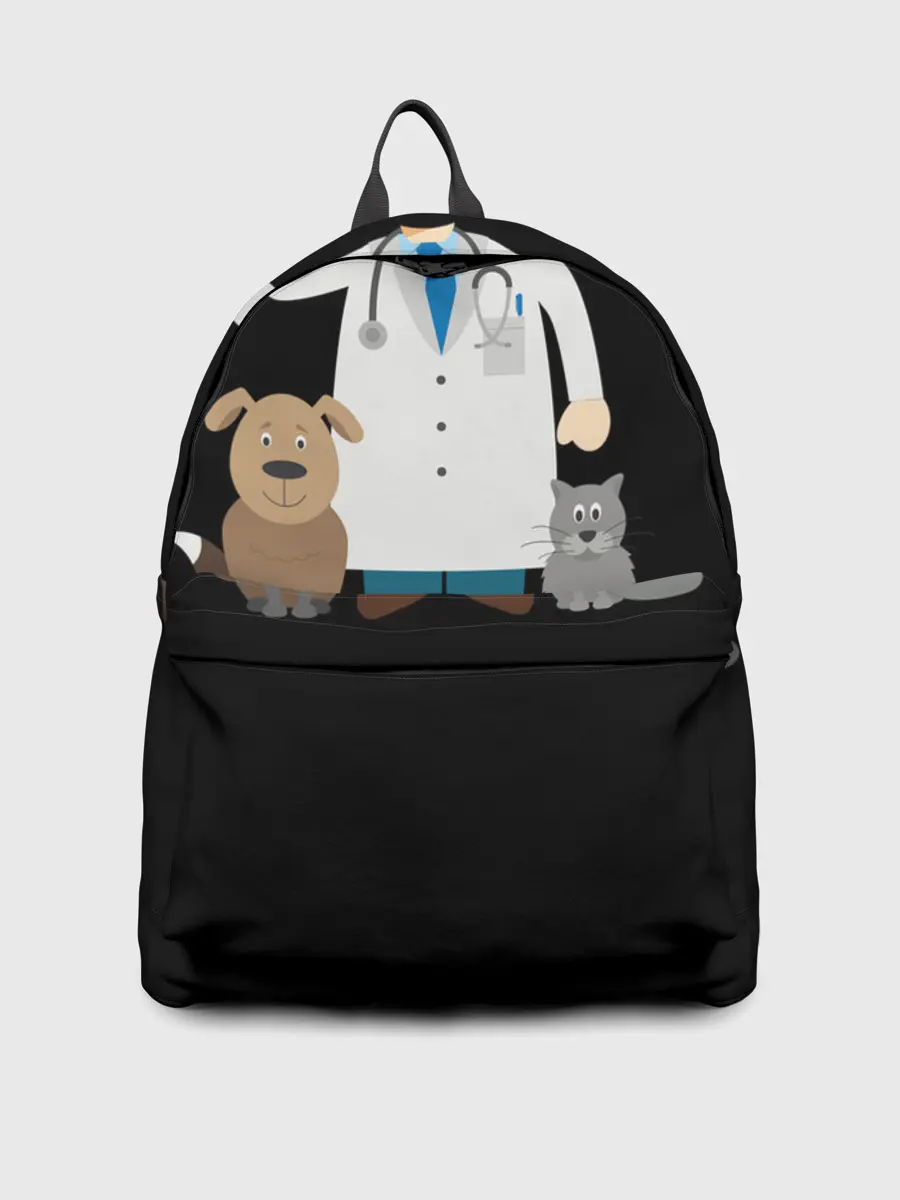 Рюкзак джинсовый / Я - ветеринар