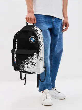 Рюкзак джинсовый / BMW / БМВ