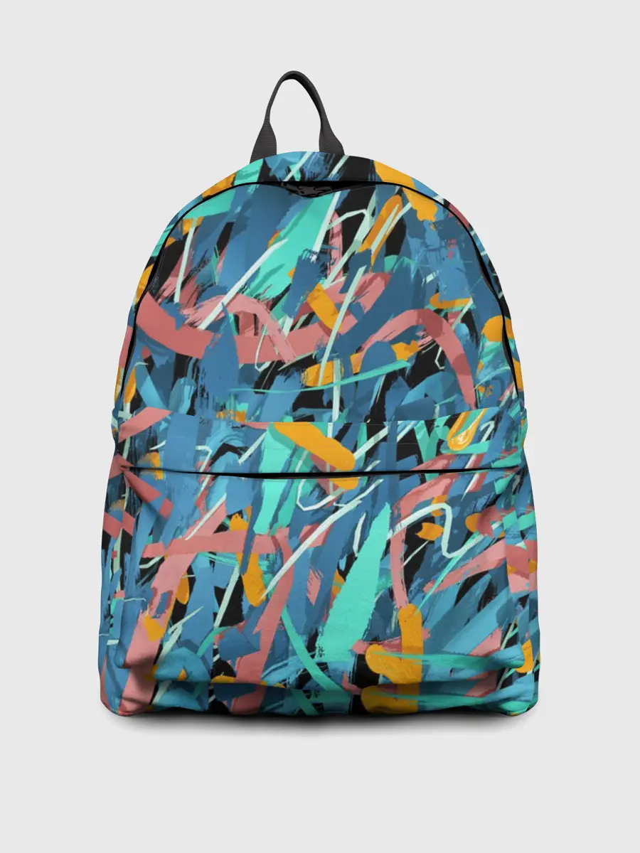 Рюкзак джинсовый / Яркие краски