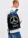 Рюкзак джинсовый / MERCEDES / МЕРСЕДЕС