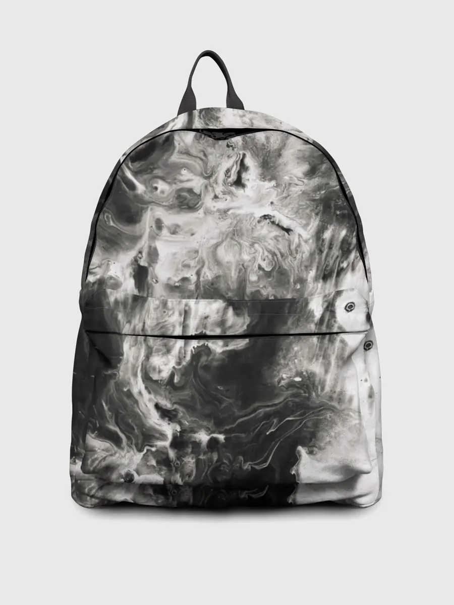 Рюкзак джинсовый / Мрамор
