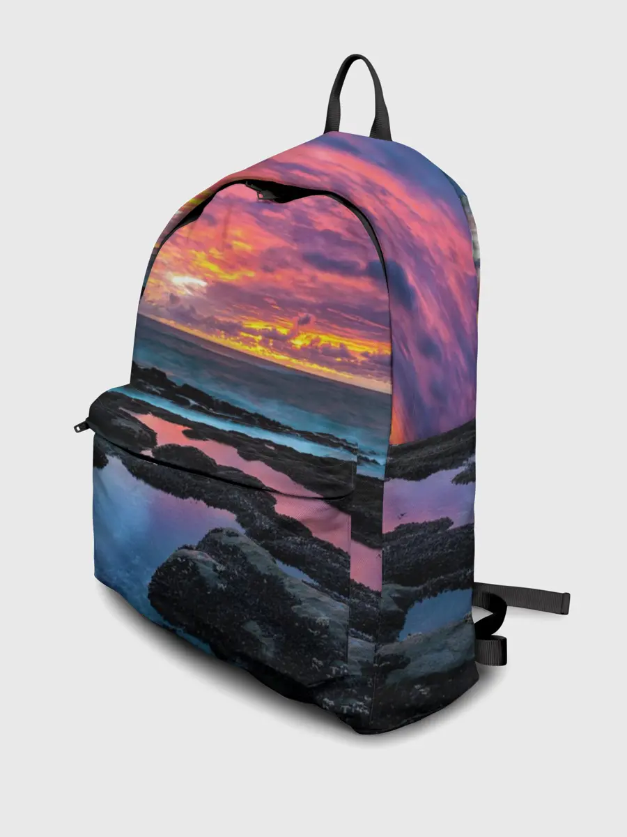 Рюкзак джинсовый / Закат