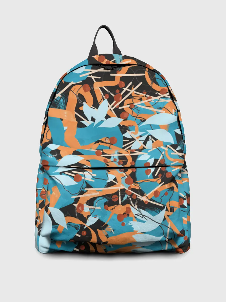 Рюкзак джинсовый / Яркие линии