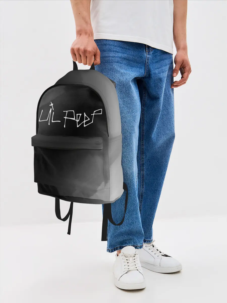 Рюкзак джинсовый / LIL PEEP / ЛИЛ ПИП