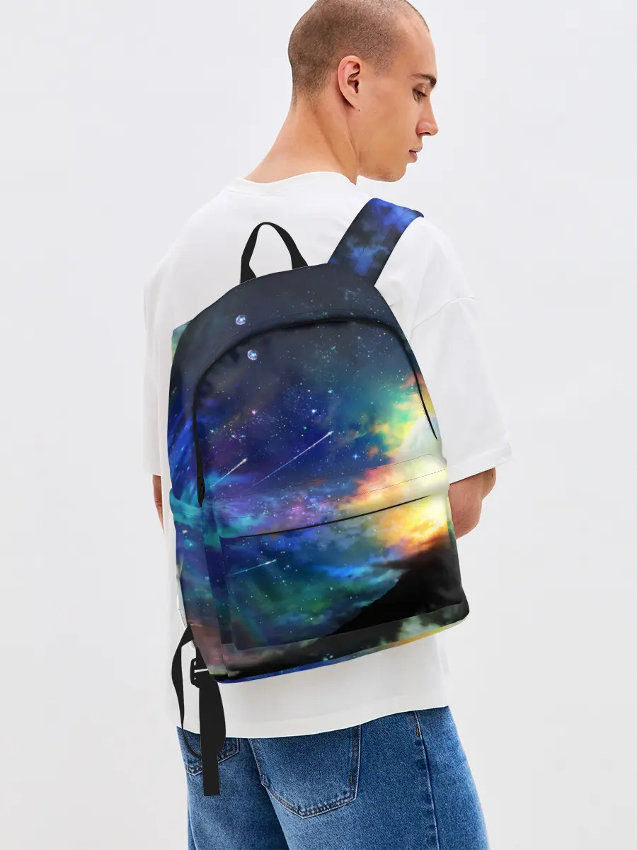 Рюкзак джинсовый / Космические краски
