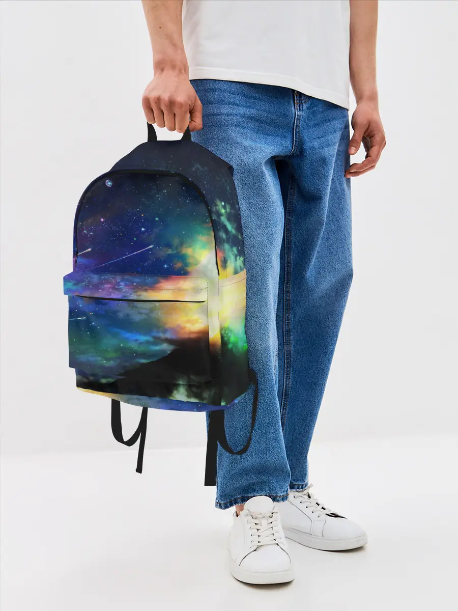 Рюкзак джинсовый / Космические краски