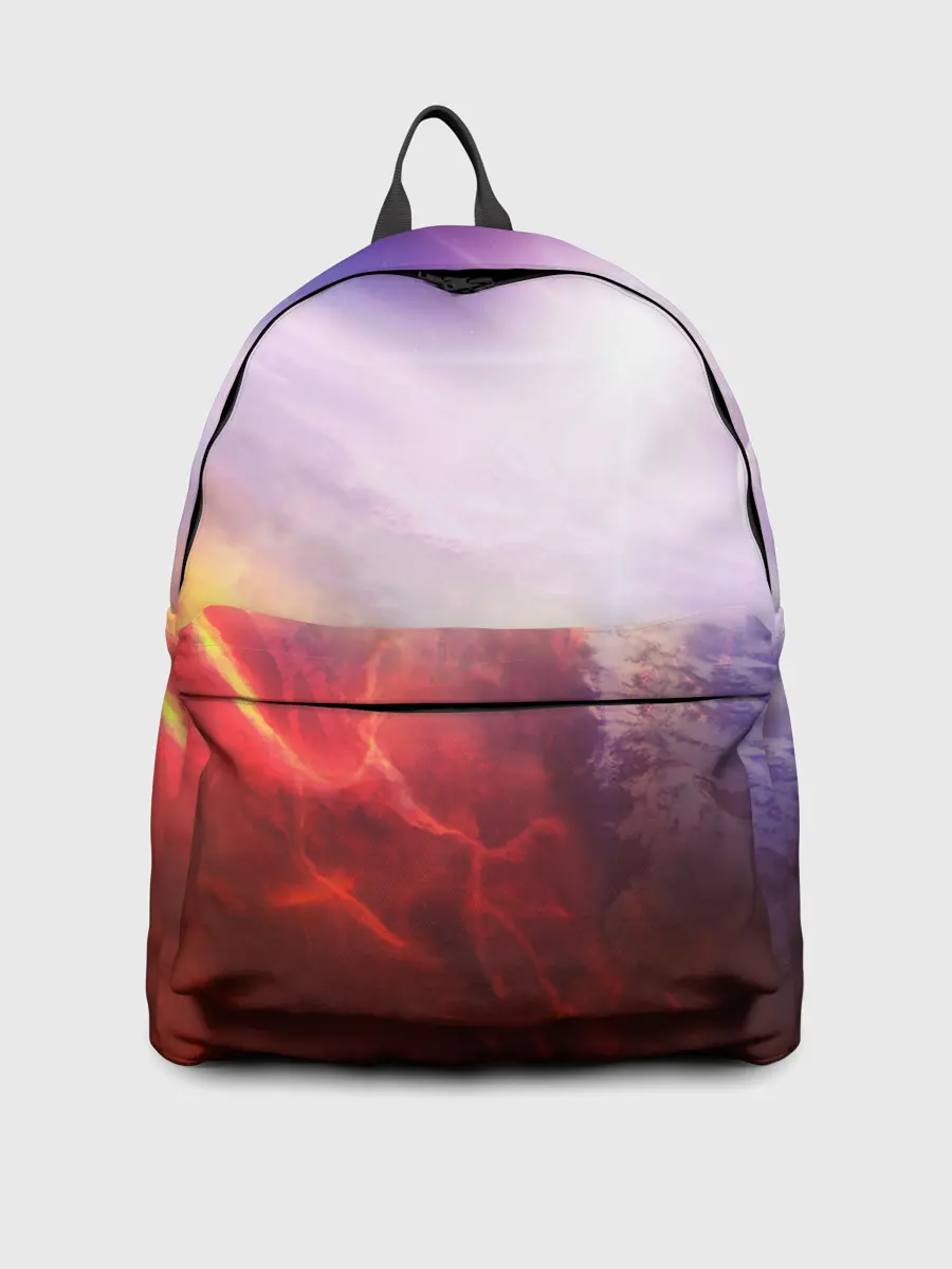 Рюкзак джинсовый / Звезды в неоне