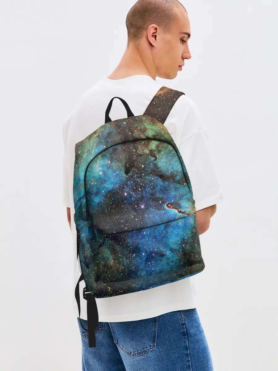 Рюкзак джинсовый / Туманный космос