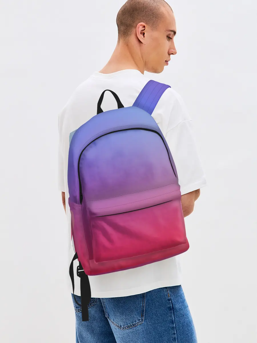 Рюкзак джинсовый / ЯРКИЙ ГРДИЕНТ
