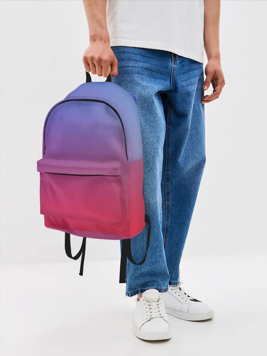 Рюкзак джинсовый / ЯРКИЙ ГРДИЕНТ