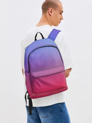 Рюкзак джинсовый / ЯРКИЙ ГРДИЕНТ