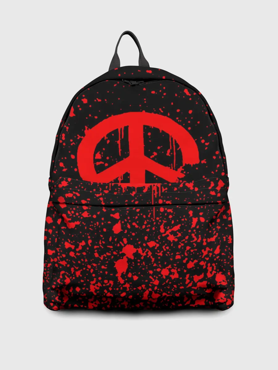 Рюкзак джинсовый / Peace Banksy