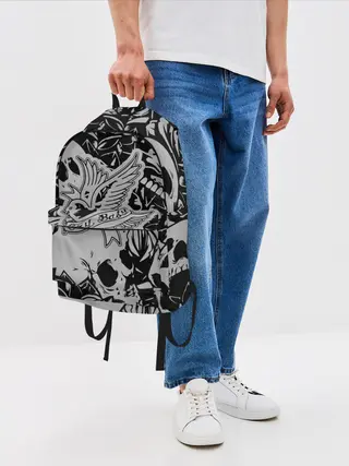Рюкзак джинсовый / Lil Peep