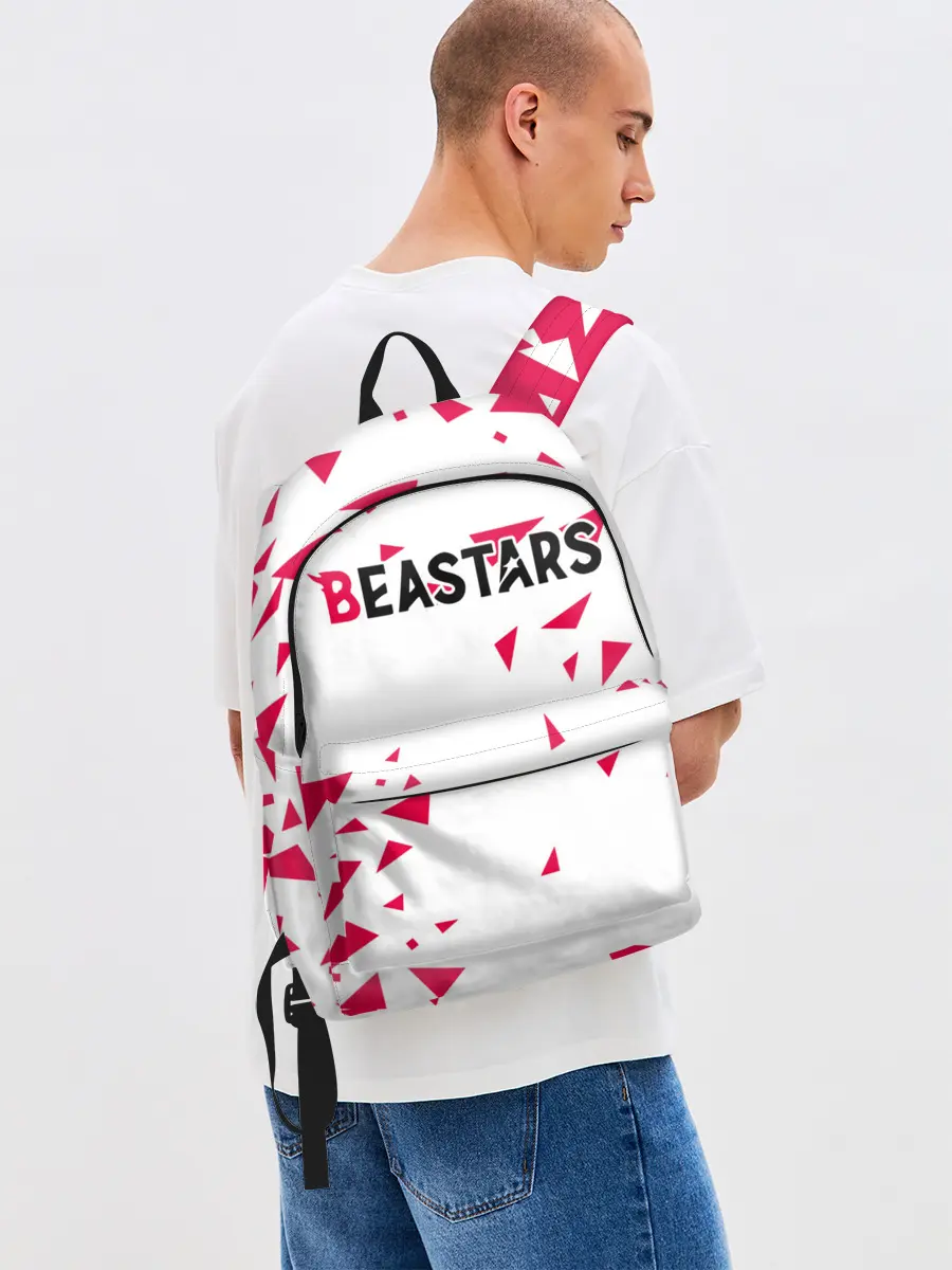 Рюкзак джинсовый / Beastars треугольники