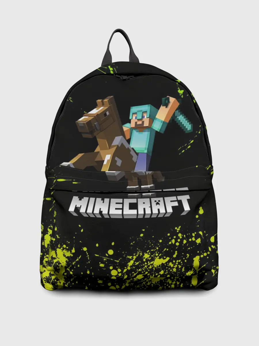 Рюкзак джинсовый / Minecraft / Майнкрафт