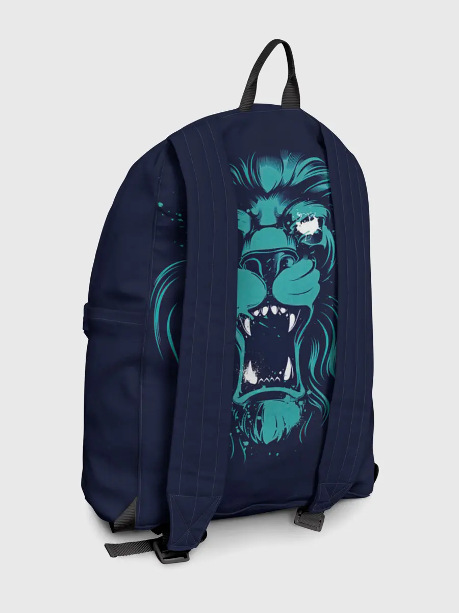 Рюкзак джинсовый / Лев