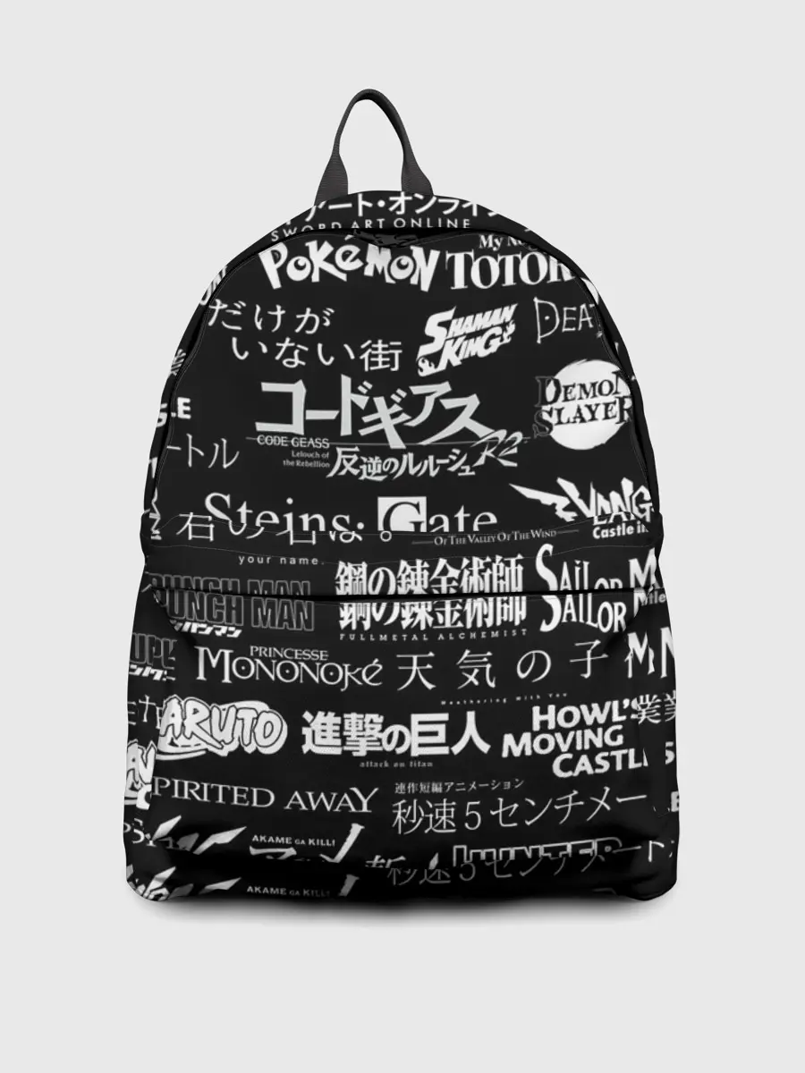 Рюкзак джинсовый / Логотипы аниме