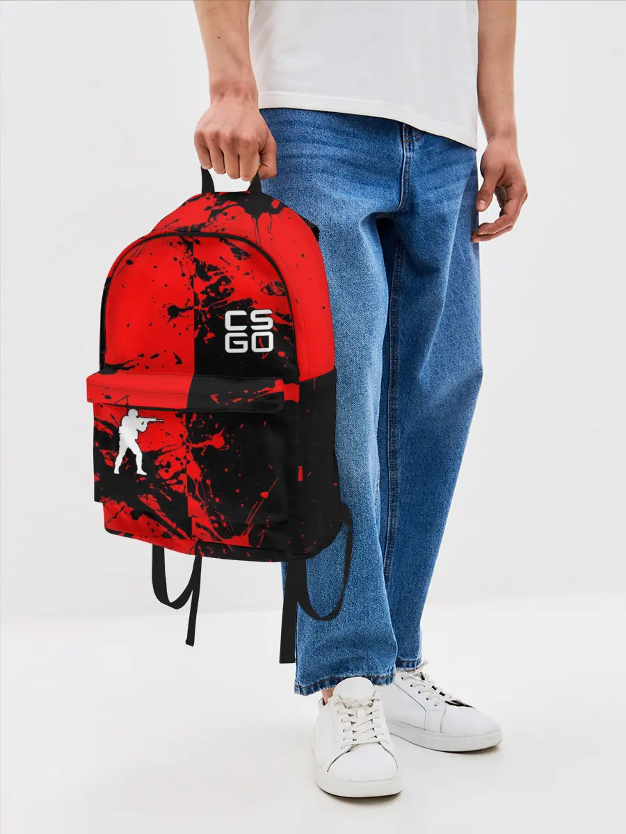 Рюкзак джинсовый / COUNTER STRIKE