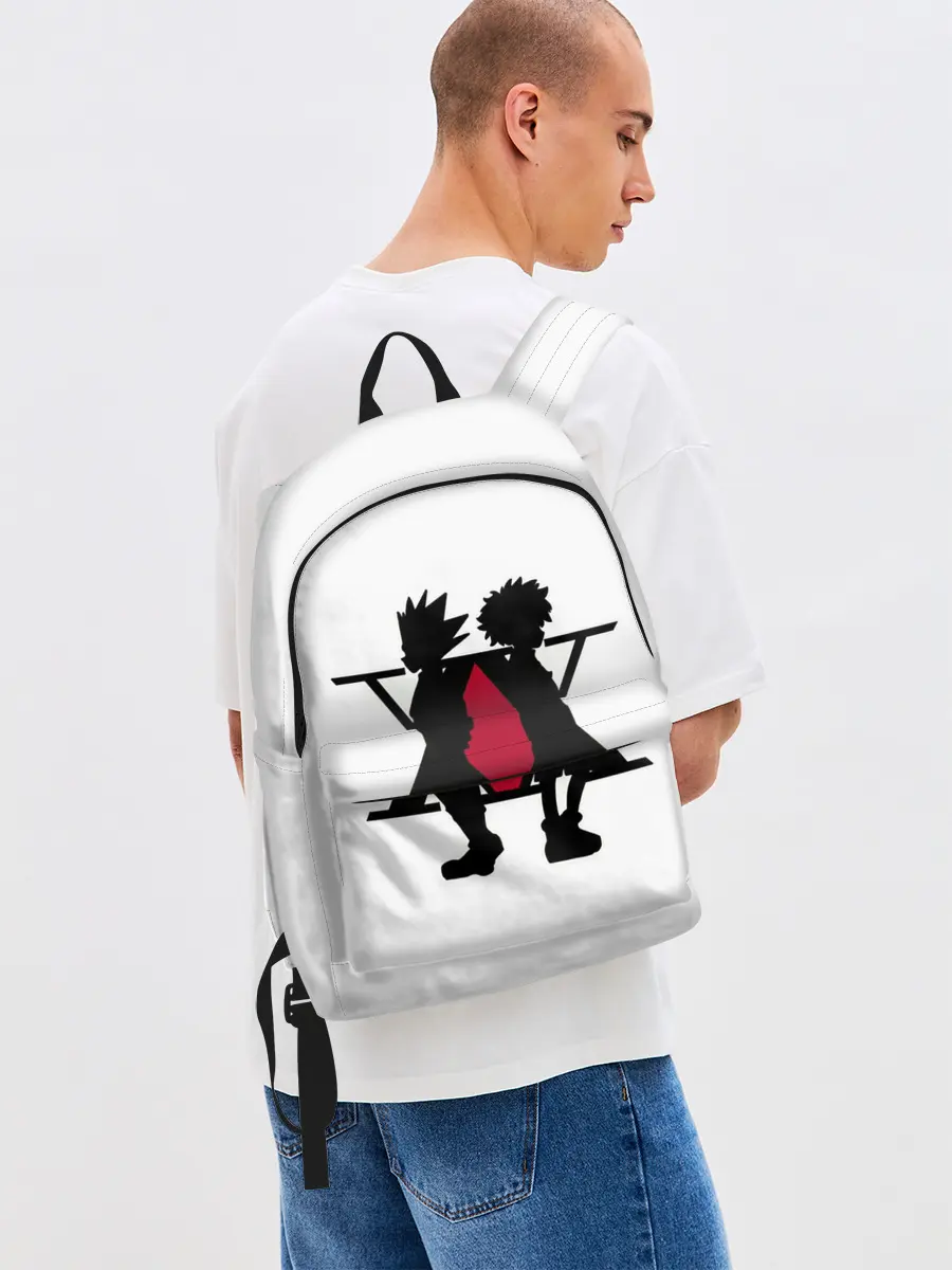 Рюкзак джинсовый / XX Гон Фрикс и Киллуа Золдик