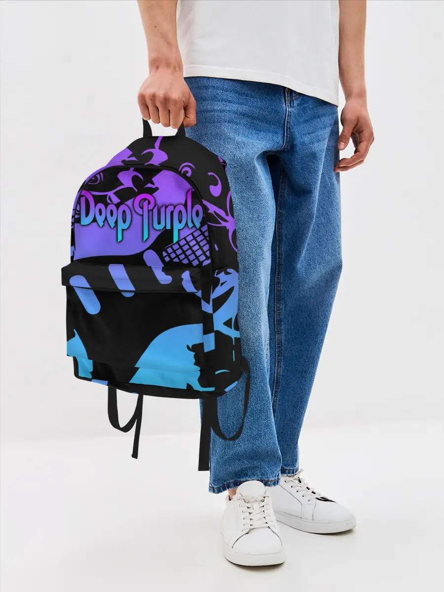 Рюкзак джинсовый / Deep Purple