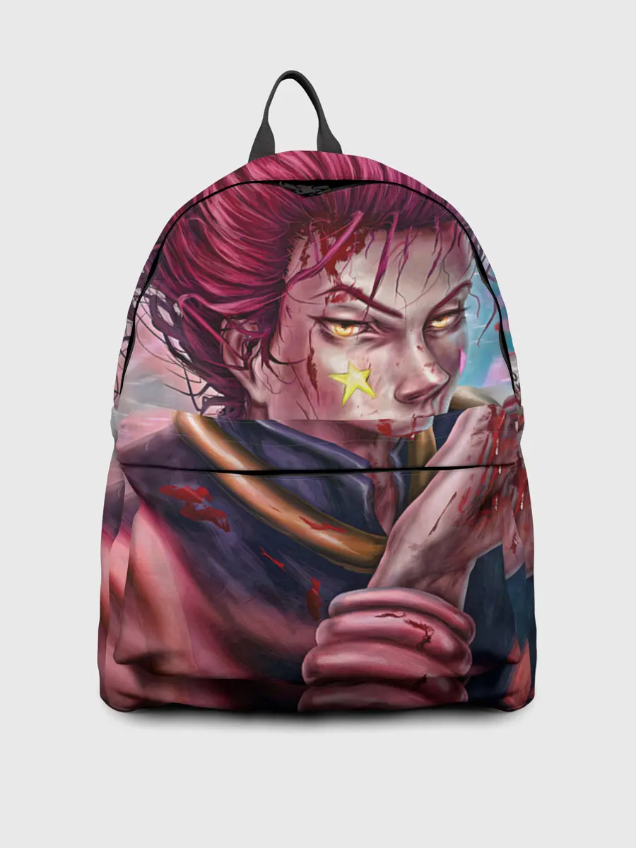 Рюкзак джинсовый / Хисока Мороу реалистичный арт