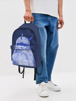 Рюкзак джинсовый / Zero Two Senpai