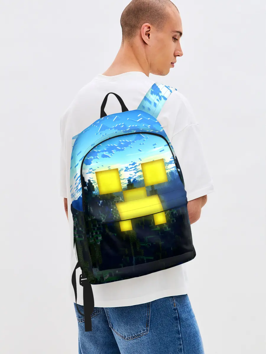 Рюкзак джинсовый / Minecraft / Майнкрафт