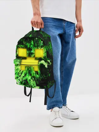 Рюкзак джинсовый / Minecraft / Майнкрафт