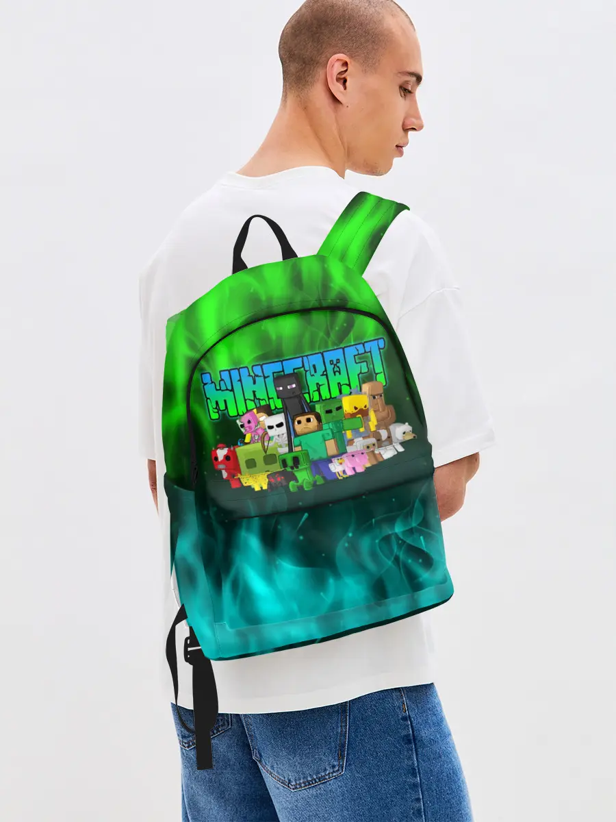 Рюкзак джинсовый / Minecraft | Майнкрафт