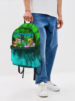 Рюкзак джинсовый / Minecraft | Майнкрафт