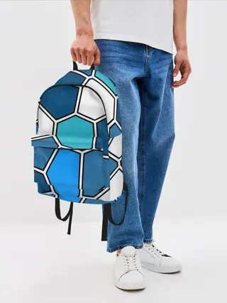 Рюкзак джинсовый / Ледяной витраж