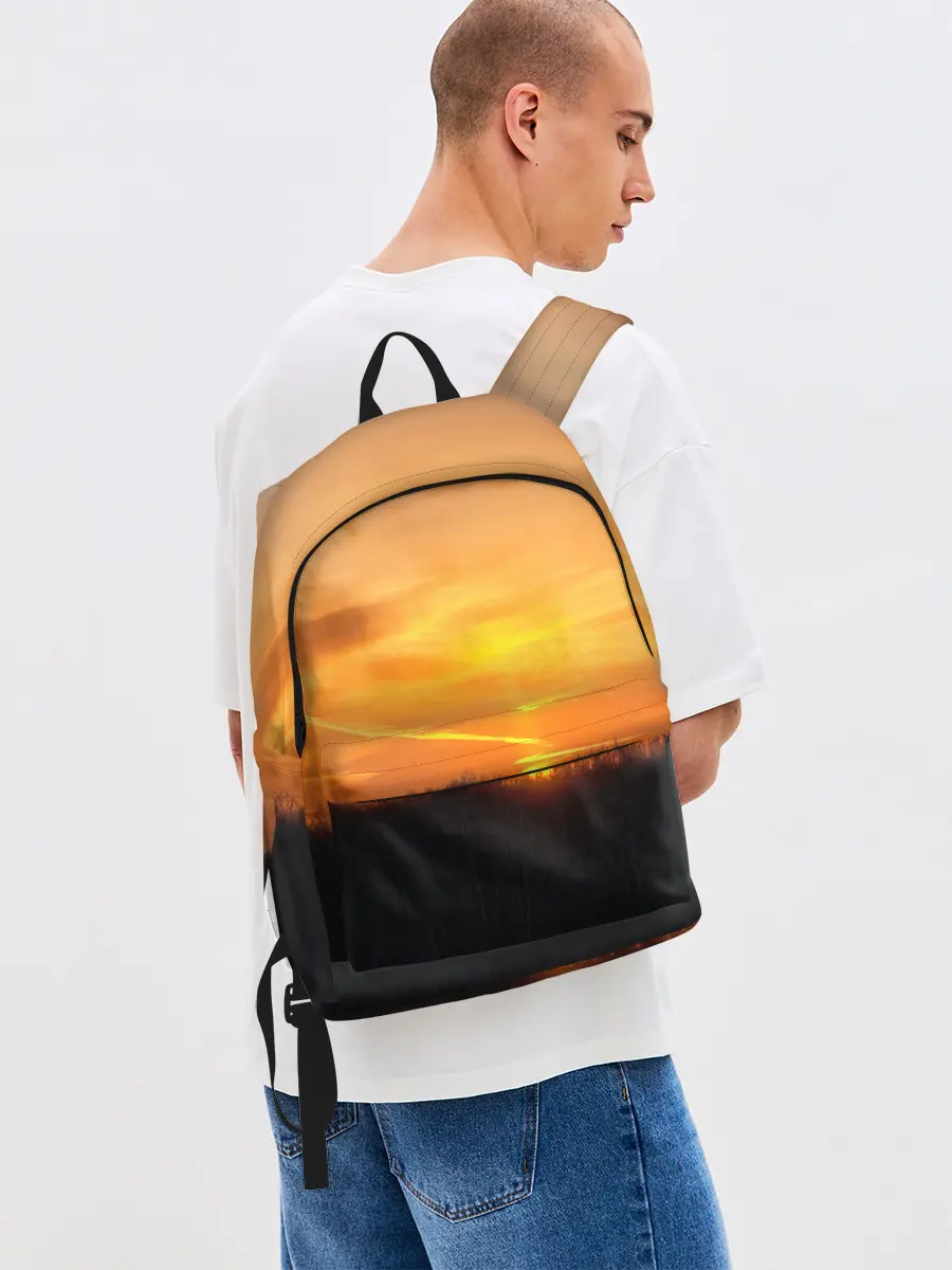 Рюкзак джинсовый / Закат