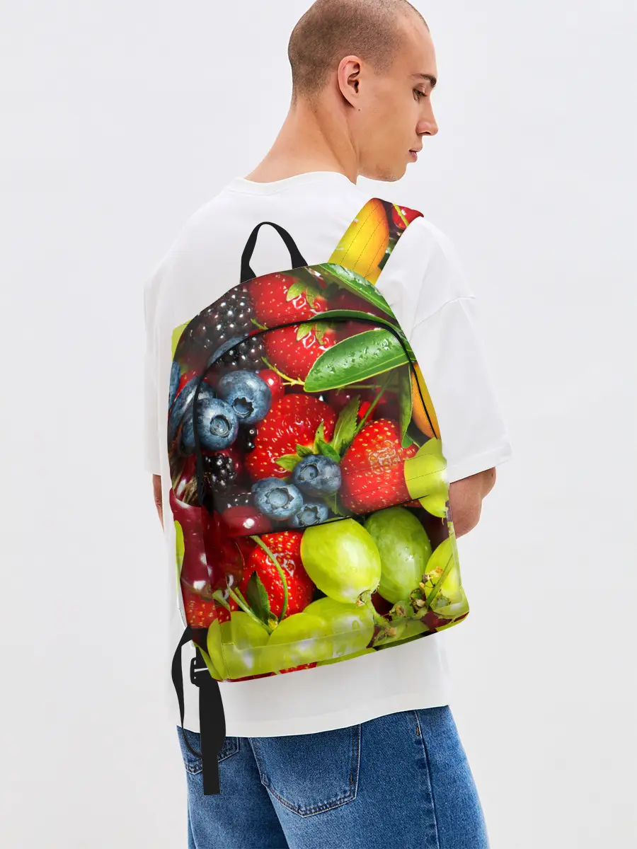Рюкзак джинсовый / Фруктовый рай