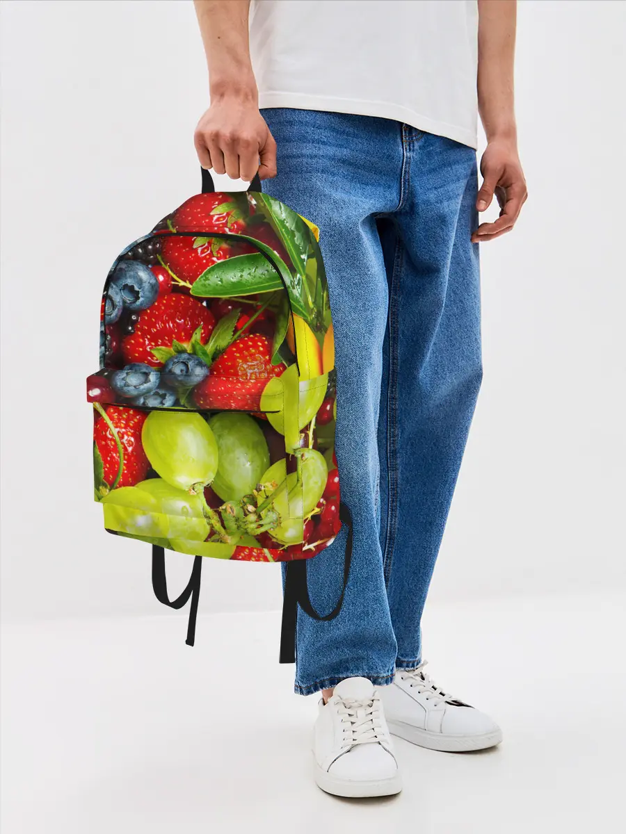 Рюкзак джинсовый / Фруктовый рай
