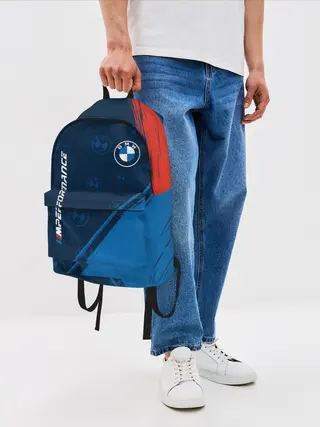 Рюкзак джинсовый / BMW / БМВ
