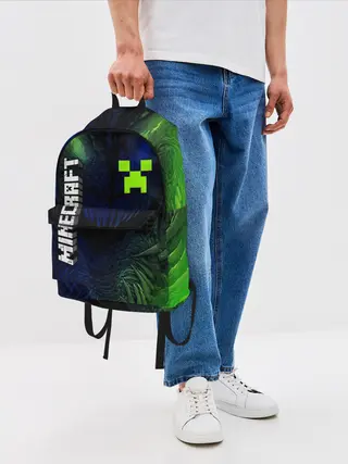Рюкзак джинсовый / MINECRAFT / МАЙНКРАФТ