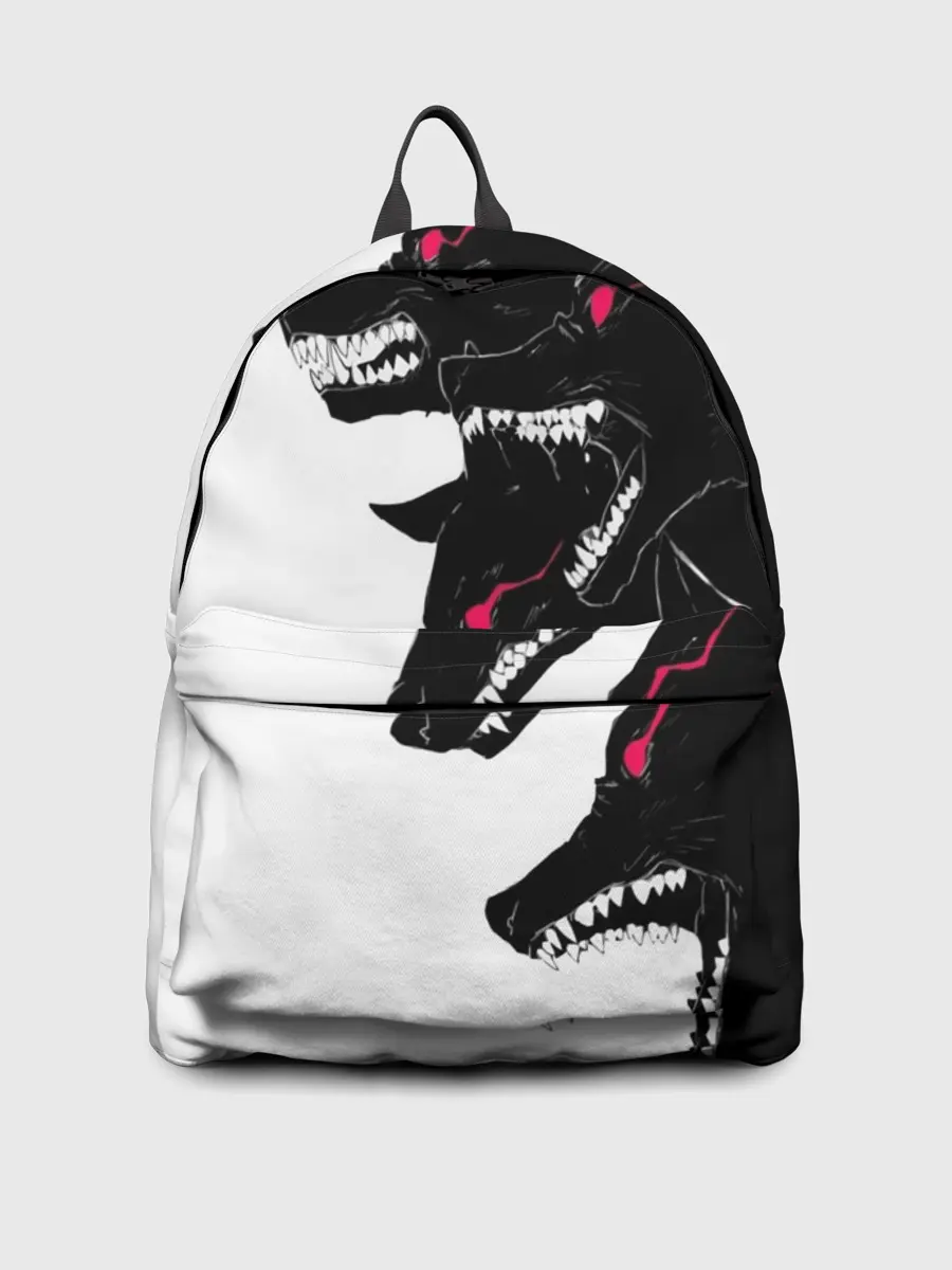 Рюкзак джинсовый / Волки