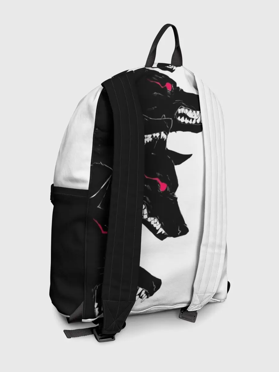 Рюкзак джинсовый / Волки