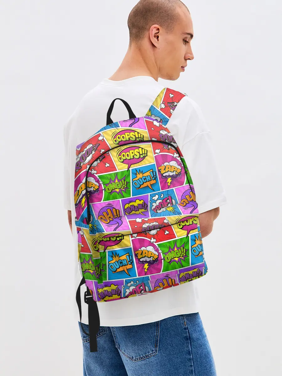 Рюкзак джинсовый / Pop art