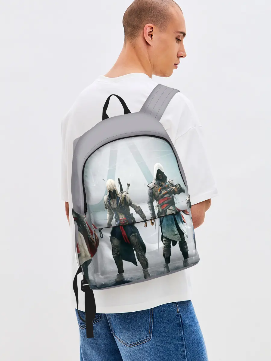Рюкзак джинсовый / ASSASSINS CREED